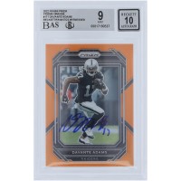 Davante Adams Las Vegas Raiders Autographed 2022 Panini Prizm Orange #171 #/249 Beckett Fanatics Witnessed Authenticated 9/10 Card