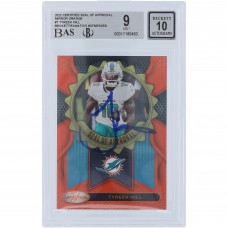 Tyreek Hill Miami Dolphins Autographed 2022 Panini Certified Seal of Approval Mirror Orange #SA-7 #/149 Beckett Fanatics Witnessed Authenticated 9/10 Card