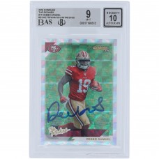 Deebo Samuel Sr San Francisco 49ers Autographed 2019 Panini Donruss The Rookies #TR-17 Beckett Fanatics Witnessed Authenticated 9/10 Rookie Card