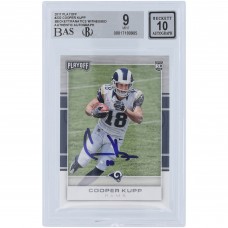 Cooper Kupp Los Angeles Rams Autographed 2017 Panini Playoff #232 Beckett Fanatics Witnessed Authenticated 9/10 Rookie Card Cooper Kupp Los Angeles Rams Autographed 2017 Panini Playoff #232 Beckett Fanatics Witnessed Authenticated 9/10 Rookie Card