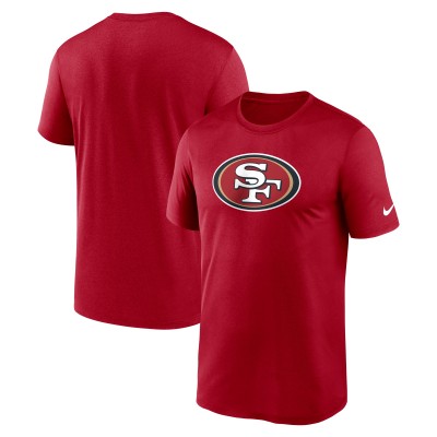 San Francisco 49ers Nike Scarlet Primetime Legend Logo Performance T-Shirt