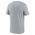Футболка Detroit Lions Nike Heather Gray Primetime Legend Wordmark Performance