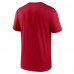 San Francisco 49ers Nike Scarlet Primetime Legend Wordmark Performance T-Shirt