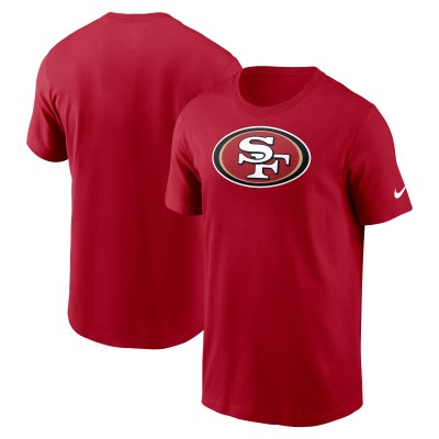 San Francisco 49ers Nike Scarlet Primetime Logo Essential T-Shirt