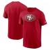 San Francisco 49ers Nike Scarlet Primetime Logo Essential T-Shirt