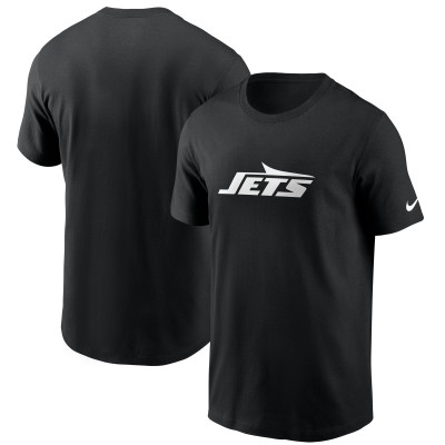 New York Jets Nike Black Primetime Logo Essential T-Shirt