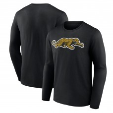 Jacksonville Jaguars Black Classic Logo Long Sleeve T-Shirt