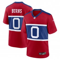 New York Giants Brian Burns Nike Century Red Alternate Game Jersey