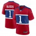 New York Giants Malik Nabers Nike Century Red Alternate Game Jersey