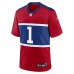 New York Giants Malik Nabers Nike Century Red Alternate Game Jersey