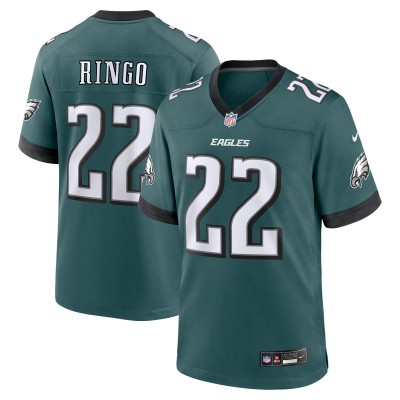 Джерси Kelee Ringo Philadelphia Eagles Nike Team - Midnight Green
