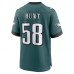 Jalyx Hunt Philadelphia Eagles Nike Team Game Jersey - Midnight Green