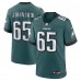 Lane Johnson Philadelphia Eagles Nike Team Game Jersey - Midnight Green