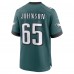 Lane Johnson Philadelphia Eagles Nike Team Game Jersey - Midnight Green