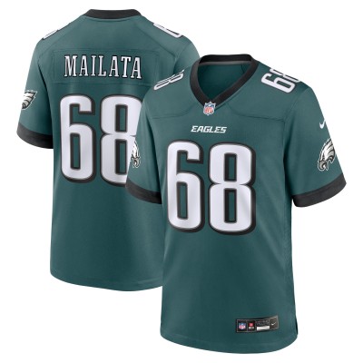 Jordan Mailata Philadelphia Eagles Nike Team Game Jersey - Midnight Green