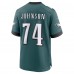 Fred Johnson Philadelphia Eagles Nike Team Game Jersey - Midnight Green