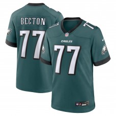 Mekhi Becton Philadelphia Eagles Nike Team Game Jersey - Midnight Green