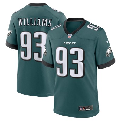 Milton Williams Philadelphia Eagles Nike Team Game Jersey - Midnight Green