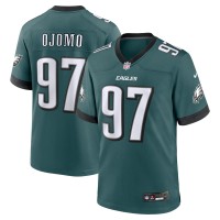 Moro Ojomo Philadelphia Eagles Nike Team Game Jersey - Midnight Green