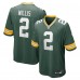 Игровая джерси Green Bay Packers Malik Willis Nike Green Game Игровая джерси Green Bay Packers Malik Willis Nike Green Game