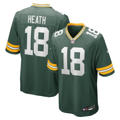 Игровая джерси Green Bay Packers Malik Heath Nike Green Game