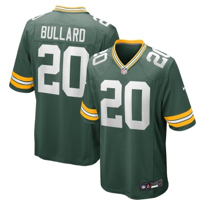 Игровая джерси Green Bay Packers Javon Bullard Nike Green Game