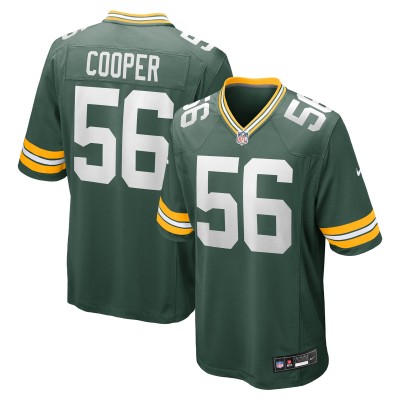 Игровая джерси Green Bay Packers Edgerrin Cooper Nike Green Game