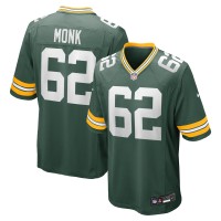 Игровая джерси Green Bay Packers Jacob Monk Nike Green Game