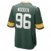 Игровая джерси Green Bay Packers Colby Wooden Nike Green Game