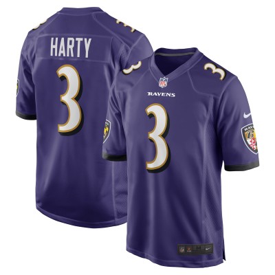 Deonte Harty Baltimore Ravens Nike Team Game Jersey -  Purple