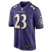 Trenton Simpson Baltimore Ravens Nike Team Game Jersey -  Purple