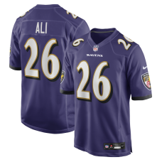 Джерси Baltimore Ravens Rasheen Ali Nike Purple Team Game Джерси Baltimore Ravens Rasheen Ali Nike Purple Team Game
