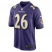 Rasheen Ali Baltimore Ravens Nike Team Game Jersey -  Purple