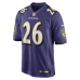 Джерси Baltimore Ravens Rasheen Ali Nike Purple Team Game