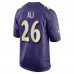 Rasheen Ali Baltimore Ravens Nike Team Game Jersey -  Purple