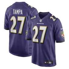 Джерси Baltimore Ravens T.J. Tampa Nike Purple Team Game Джерси Baltimore Ravens T.J. Tampa Nike Purple Team Game