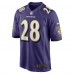 Sanoussi Kane Baltimore Ravens Nike Team Game Jersey -  Purple