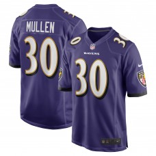 Trayvon Mullen Baltimore Ravens Nike Team Game Jersey -  Purple