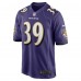 Eddie Jackson Baltimore Ravens Nike Team Game Jersey -  Purple