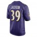 Eddie Jackson Baltimore Ravens Nike Team Game Jersey -  Purple