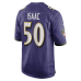 Джерси Baltimore Ravens Adisa Isaac Nike Purple Team Game