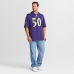 Джерси Baltimore Ravens Adisa Isaac Nike Purple Team Game