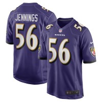 Deion Jennings Baltimore Ravens Nike Team Game Jersey -  Purple