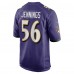 Deion Jennings Baltimore Ravens Nike Team Game Jersey -  Purple