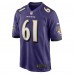 Nick Samac Baltimore Ravens Nike Team Game Jersey -  Purple