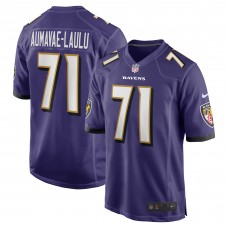 Игровая джерси Baltimore Ravens Malaesala Aumavae-Laulu Nike Purple Team Game