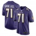 Игровая джерси Baltimore Ravens Malaesala Aumavae-Laulu Nike Purple Team Game