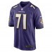 Игровая джерси Baltimore Ravens Malaesala Aumavae-Laulu Nike Purple Team Game