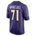 Игровая джерси Baltimore Ravens Malaesala Aumavae-Laulu Nike Purple Team Game