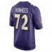 Игровая джерси Baltimore Ravens Andrew Vorhees Nike Purple Team Game